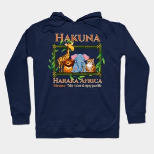 Hakuna haraka Africa Hoodie